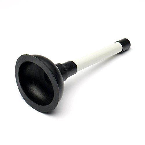 Bulk Hardware BH01938 100mm (4 inch) Sink Plunger with 225mm (9 inch) Plastic Handle